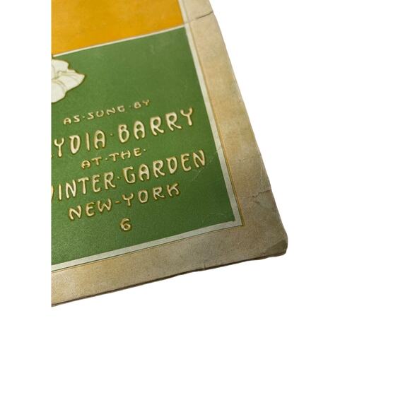 1911 Everybodys Doin It Now Sheet Music Irving Berlin Lydia Barry Large Format - Picture 6 of 8